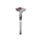 6 - Eleni Red Garnet and White Sapphire with Side Diamonds Bypass Ring 