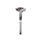 6 - Eleni Red Garnet and Black Diamond with Side Diamonds Bypass Ring 