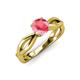 4 - Senara Desire Pink Tourmaline Engagement Ring 
