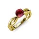 4 - Senara Desire Ruby Engagement Ring 