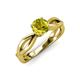 4 - Senara Desire Yellow Diamond Engagement Ring 