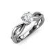 4 - Senara Desire Round Diamond Engagement Ring 