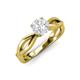 4 - Senara Desire White Sapphire Engagement Ring 