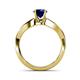 5 - Senara Desire Blue Sapphire Engagement Ring 