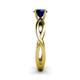 6 - Senara Desire Blue Sapphire Engagement Ring 