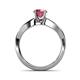 5 - Senara Desire Rhodolite Garnet Engagement Ring 