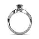 5 - Senara Desire Black Diamond Engagement Ring 