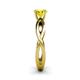 6 - Senara Desire Yellow Diamond Engagement Ring 