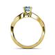5 - Senara Desire Aquamarine Engagement Ring 