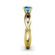 6 - Senara Desire Blue Topaz Engagement Ring 