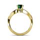 5 - Senara Desire Emerald Engagement Ring 