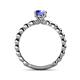 5 - Sariah Desire Tanzanite and Diamond Engagement Ring 