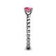 6 - Sariah Desire Pink Tourmaline and Diamond Engagement Ring 