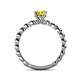 5 - Sariah Desire Yellow and White Diamond Engagement Ring 