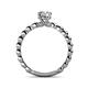 5 - Sariah Desire Round Diamond Engagement Ring 