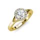 4 - Lyneth Desire Diamond Halo Engagement Ring 