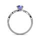 5 - Milena Desire Tanzanite and Diamond Engagement Ring 