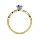 5 - Milena Desire Tanzanite and Diamond Engagement Ring 