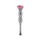 6 - Milena Desire Pink Tourmaline and Diamond Engagement Ring 
