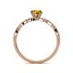 5 - Milena Desire Citrine and Diamond Engagement Ring 
