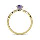 5 - Milena Desire Iolite and Diamond Engagement Ring 