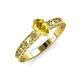 4 - Florie Classic 7x5 mm Oval Cut Yellow Sapphire Solitaire Engagement Ring 