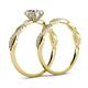 4 - Mayra Desire Diamond Infinity Bridal Set Ring 