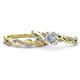 1 - Mayra Desire Diamond Infinity Bridal Set Ring 