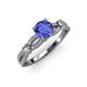 4 - Senna Desire Tanzanite and Diamond Engagement Ring 