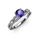 4 - Senna Desire Iolite and Diamond Engagement Ring 