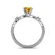 5 - Senna Desire Citrine and Diamond Engagement Ring 