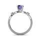 5 - Senna Desire Iolite and Diamond Engagement Ring 