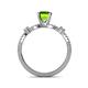 5 - Senna Desire Peridot and Diamond Engagement Ring 