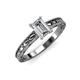 3 - Rachel Classic GIA Certified 7x5 mm Emerald Shape Diamond Solitaire Engagement Ring 