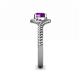 6 - Aerin Desire 6.50 mm Round Amethyst Bypass Solitaire Engagement Ring 