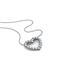 1 - Zayna 2.00 mm Round Aquamarine and Diamond Heart Pendant 