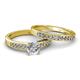 2 - Enya Classic Diamond Bridal Set Ring 