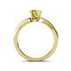 4 - Enya Classic Yellow Sapphire and Diamond Engagement Ring 