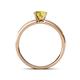4 - Ronia Classic Yellow Sapphire and Diamond Engagement Ring 