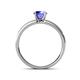 4 - Ronia Classic Tanzanite and Diamond Engagement Ring 