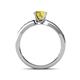 4 - Enya Classic Yellow Sapphire and Diamond Engagement Ring 