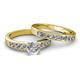 2 - Enya Classic Diamond Bridal Set Ring 