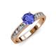 3 - Ronia Classic Tanzanite and Diamond Engagement Ring 
