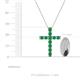 4 - Amen Emerald Cross Pendant 