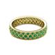 3 - Cailyn Emerald Eternity Band 