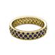 3 - Cailyn Blue Sapphire Eternity Band 