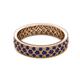 3 - Cailyn Blue Sapphire Eternity Band 