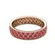 3 - Cailyn Ruby Eternity Band 