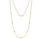 Salina (7 Stn/2.3mm) Yellow Diamond on Cable Necklace 