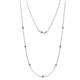 1 - Salina (7 Stn/2.6mm) Yellow Diamond on Cable Necklace 